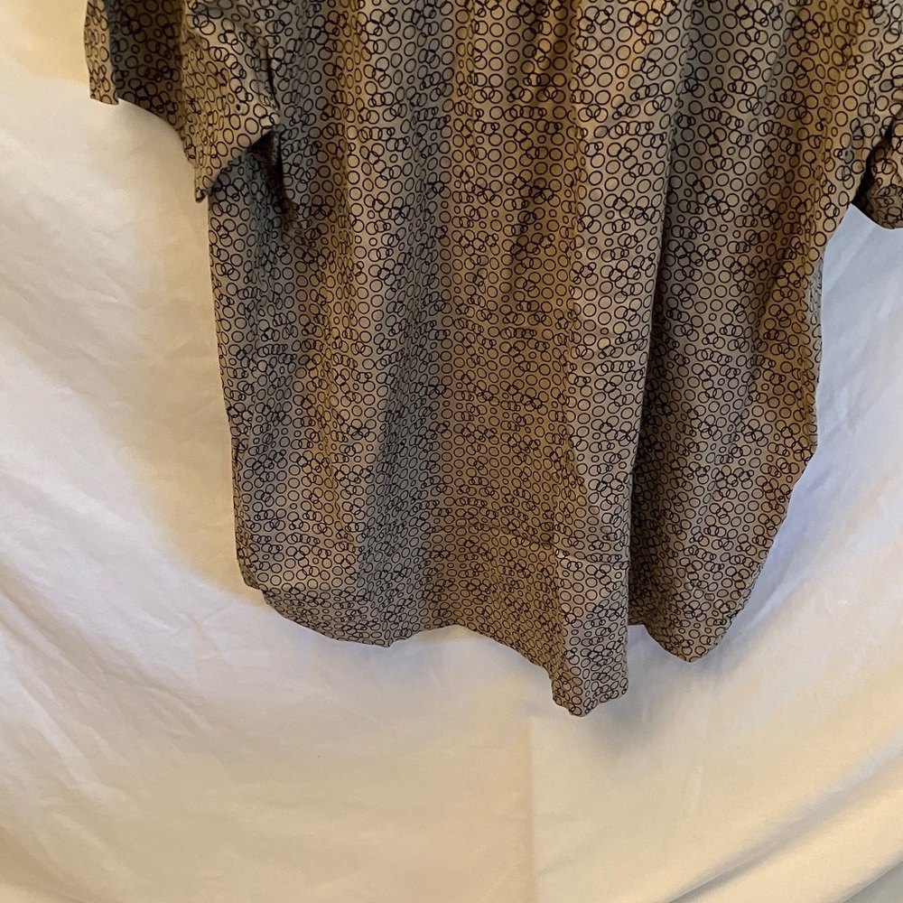 Nat Nast: Geometric Patterned Button Down Shirt- … - image 12